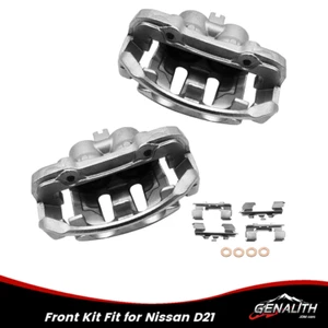 Pairs Front Passenger Diver Brake Calipers Kits for Nissan D21 1992 1993 1994 - Picture 1 of 12