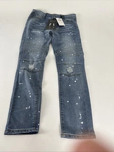 Denim und Nieten Denim Jungen Jeans Größe 14 Neu Mit Etikett - Bild 1 von 11