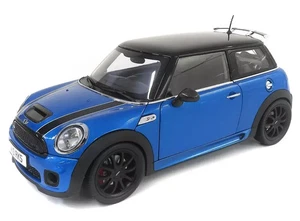1/18 Kyosho BMW Mini Cooper S John Cooper Works Blue w/ Box K08743BL Model Car - Picture 1 of 4