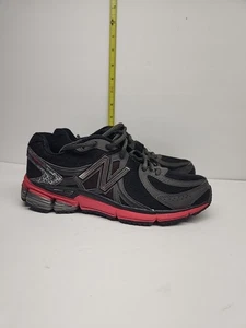 Vintage New Balance 780 v2 Red Grey Black Sport Gym Running Dad Trainers Us 7 M - Picture 1 of 10