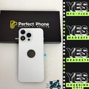 iPhone 16 Pro Max Back Glass Replacement Mag Safe With NFC Camera Lens--Magnets - Picture 1 of 12