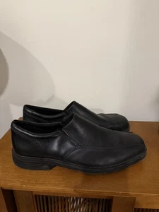 Nunn Bush Comfort Gel Mens Black Leather Loafers Slip On Shoes Size 10.5 - Picture 1 of 6