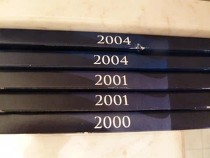 Lot of 5 - '00(1), '01(2), '04( 2) US Mint States Quarters Proof Sets W/boxes C - Picture 1 of 9