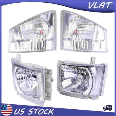 Faros esquineros izquierda y derecha para ISUZU NPR NPR-HD NQR NRR 2008-2020 Foto 1 de 4