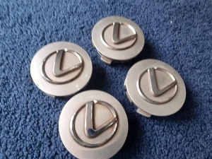 LEXUS RX400H SET OF 4 ALLOY WHEEL LEXUS BADGE CENTRE CAP - Picture 1 of 3