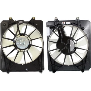 Radiator Cooling Fan Set For 2011-2016 Honda Odyssey with AC Condenser Fan - Picture 1 of 9