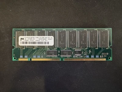 RAM MICRON 256MB PC133 ECC PC133R-333-541-B1 MT18LSDT3272G-133B1 Server Memory - Immagine 1 di 4