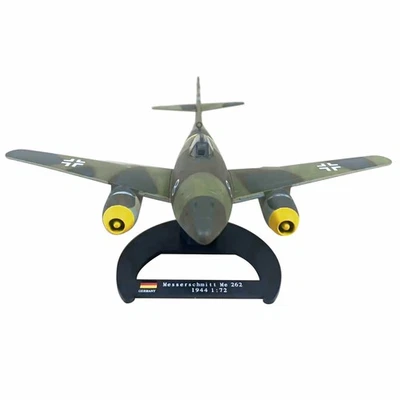 15 厘米压铸 1/72 二战德国梅塞施密特 Me-262 战斗机模型带支架 — 第 1/4 张图片