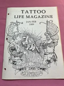 TATTOO LIFE MAGAZINE - January/February 1989 - Picture 1 of 9