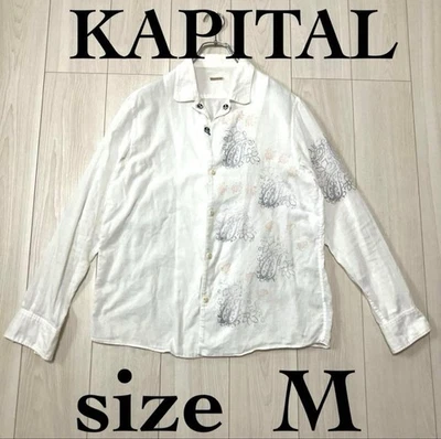 Camisa KAPITAL Manga Larga Blanca Talla 2 De Japón Foto 1 de 4