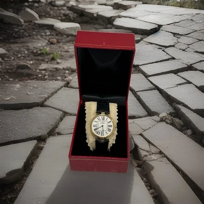 Cartier Vermeil 590003 Mit Faltschliesse 925 Silber Vergoldet 30 mm - Bild 1 von 4