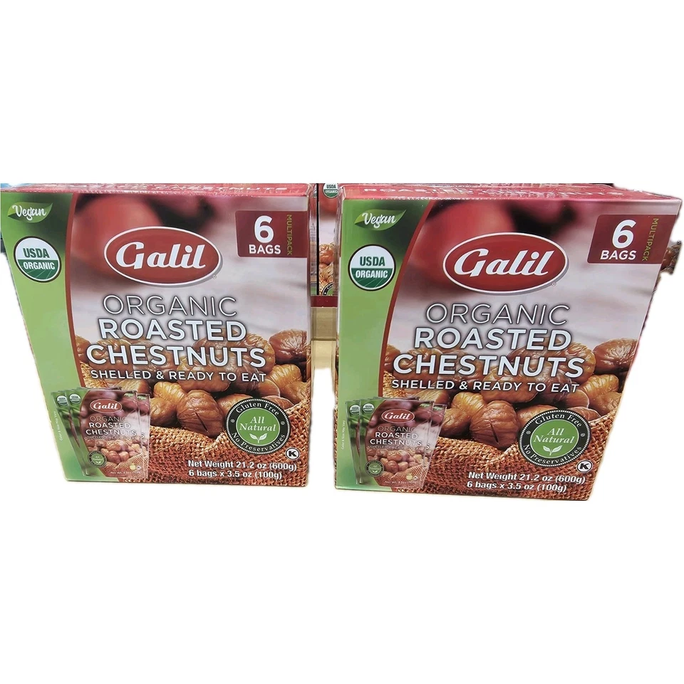 Galil Baking Organic Roasted Chestnut - 100g