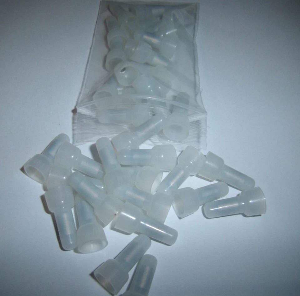 (1000) Nylon Crimp Caps 16-14 AWG Gauge Wire Connectors Car Audio Terminals - Image 1 of 1