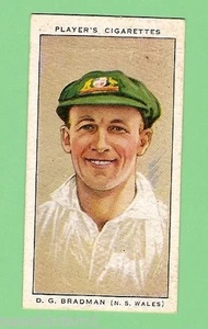 #GG.  DON BRADMAN & 1934 CRICKETERS CIGARETTE CARDS - FULL SET OF 50 - Picture 1 of 7