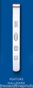 Tie Slide Solid Sterling Silver Feature Hallmark Men's Gents - Picture 1 of 3