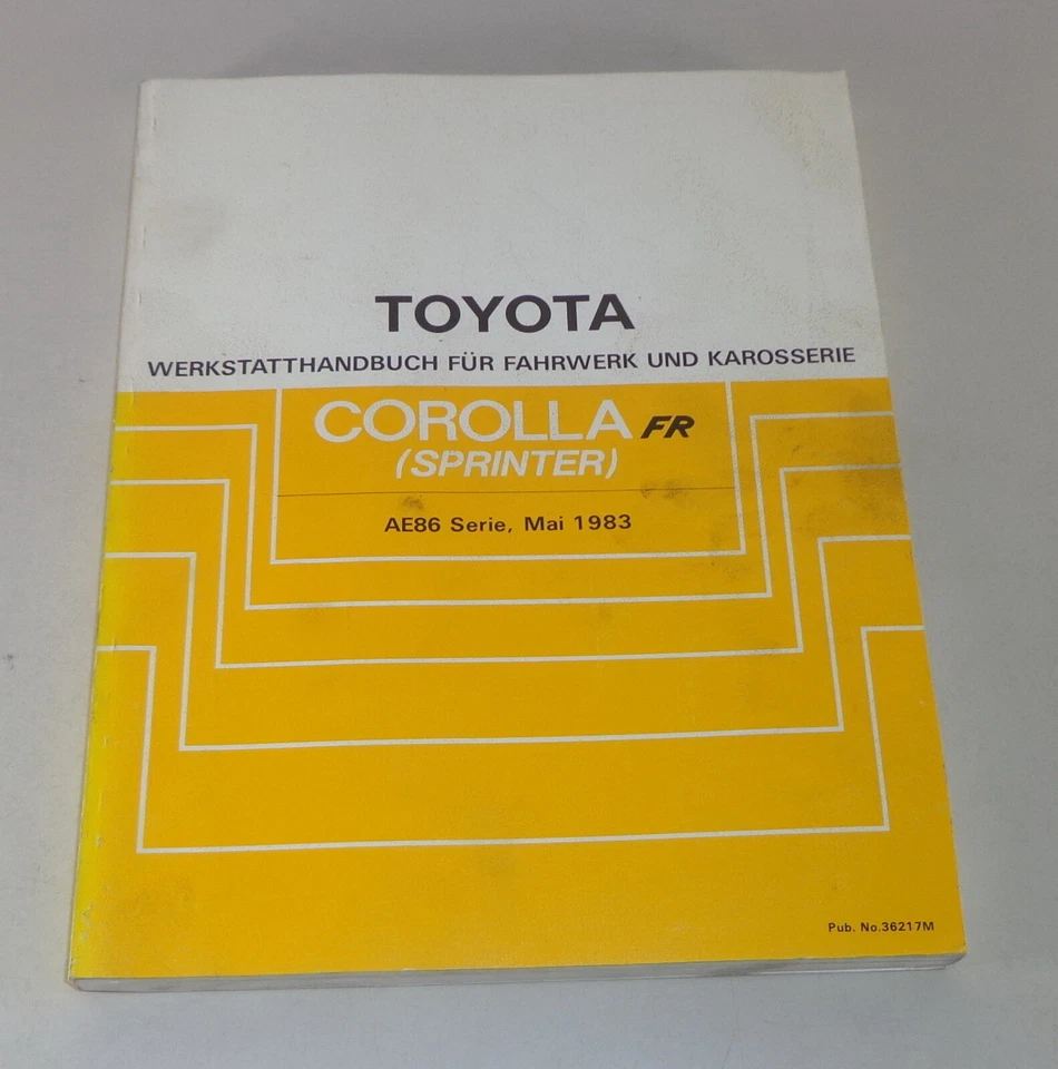 Manual De Taller Toyota Corolla FR (Sprinter) Fecha 05/1983 - Imagen 1 de 1
