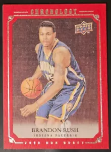 Brandon Rush 2007-08 UD Chronology ROOKIE REDEMPTIONS SILVER Pre-Rookie RC #d/99 - Picture 1 of 2