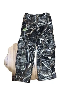 NEW Real Tree Max-5 Camo Cargo Hunting Pants Youth Boys S Lined Scent Control - Picture 1 of 4