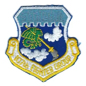 80's (F-4C era) 107th FIGHTER INTERCEPTOR GROUP patch - Picture 1 of 2