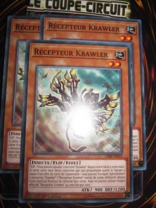 YU-GI-OH! PLAYSET (3 CARTES) RECEPTEUR KRAWLER CIBR-FR019 NEUF EDITION 1 - Picture 1 of 1