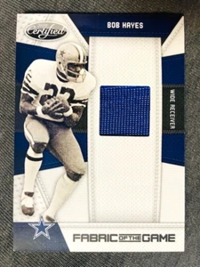 Figurina reliquia maglia usata indossata gioco Bob Hayes certificata Panini 2010 /100 rara - Foto 1 di 2