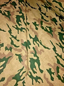 Camouflage camo moro dark green 100% cotton fabric printed width 160cm kids boys - Picture 1 of 4