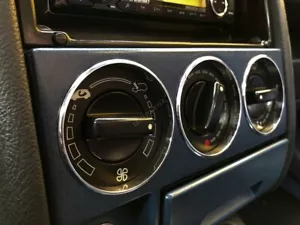 For Peugeot Partner I 96-02 Chrome Heater Rings Dashboard Alloy Surrounds 3pcs - Imagen 1 de 9