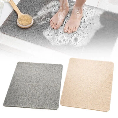 Hydro Wonder Super Comfy Shower Mat Non Slip Never Stains or Blocks Drain Grey - image 1 of 4