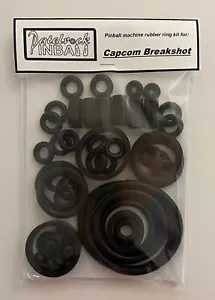 1996 Capcom BreakShot Pinball Machine Rubber Ring Kit - Picture 1 of 3