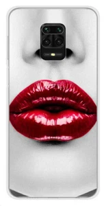Coque en silicone imprimée compatible Xiaomi Redmi Note 9S Lèvres Rouges - Picture 1 of 3