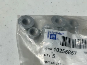 Lot of 7 NOS GM Front Suspension & Multi-Purpose Nuts M10X1 10255857 Genuine OEM - Picture 1 of 4