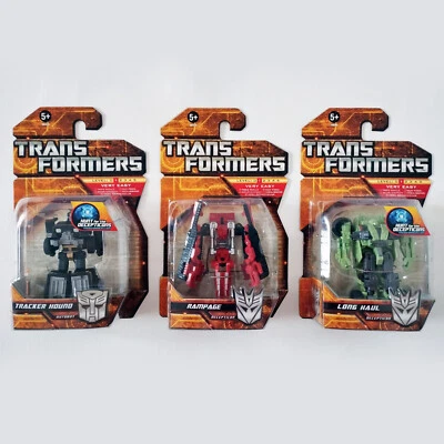 TRANSFORMERS HFTD: 3 LEGEND CLASS (6 cm): TRACKER HOUND, RAMPAGE, LONG HAUL - Imagen 1 de 3