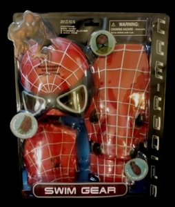 Spider-man Swim Gear 2001 Manley Toy Quest NIP Ages 5 & up Mask Fins Gloves - Picture 1 of 2