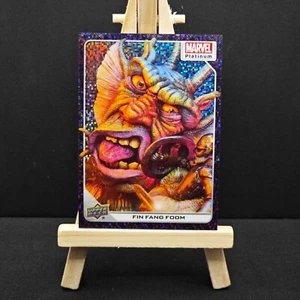 2022 Marvel Platinum Fin Fang Foom Purple Pixels /35 #4 Upper Deck Limited Card - Picture 1 of 2