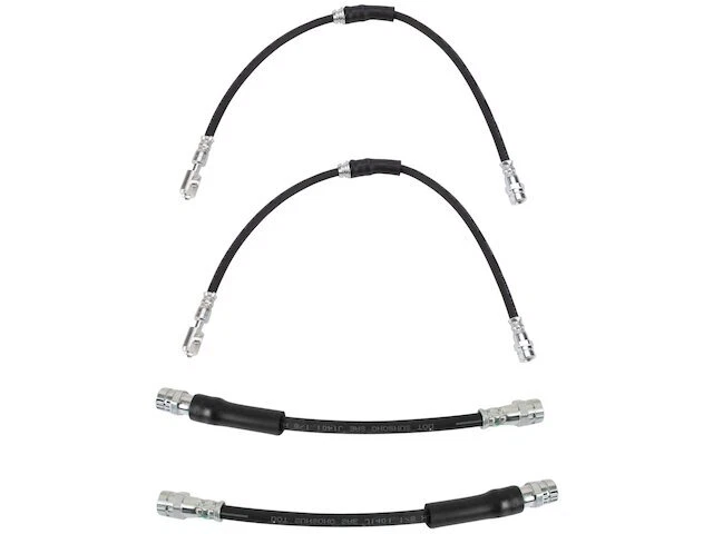 TRQ 18YN49Q Front and Rear Brake Hose Set Fits 2006-2009 Audi A3 Quattro - Изображение 1 из 1