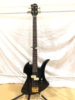 [Burny] Electric Bass Guitar MB65 Modified MG80X hide X Black Shipping From JPN - Image 1 of 4