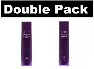 2x Tónico AHC Youth Focus, 130 ml Original Sellado de Fábrica TOTALMENTE NUEVO Hecho en Corea Foto 1 de 4