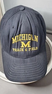Vintage New Era University of Michigan Track and Field Hat Fitted 7 5/8 SEE READ - Picture 1 of 19