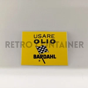 Adesivo Vintage Sticker Aufkleber 80's - Usare Olio Bardahl Anni 80 Formula 1 - Imagen 1 de 1