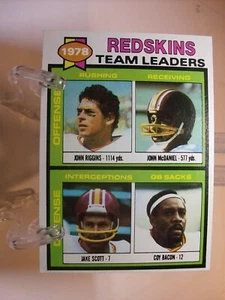 1979 Topps Football Card  #319 Washington Redskins  TL, CL  (88407) - Picture 1 of 2