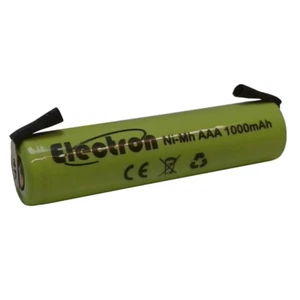 Batteria ricaricabile Ni-Mh ministilo 1,2V 1000mAh terminali lamelle linguette - Picture 1 of 2