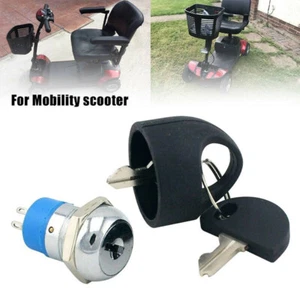 Replacement Mobility Scooter Spare Start On/Off Ignition Switch With 2 Keys - Picture 1 of 9