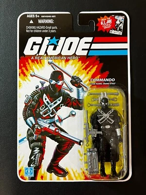 Figura de acción Hasbro GI Joe Commando "Snake Eyes" ¡SELLADA NUEVA! Foto 1 de 2