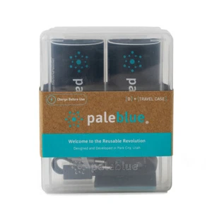 2pc Paleblue Fast Charging Lithium Ion D USB Rechargeable Smart Batteries - Picture 1 of 4