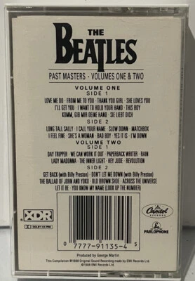 The BEATLES PAST MASTERS Cassette Tape Volume 2 McCartney Lennon Harrison Ringo - Image 1 of 3