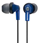 Panasonic Canal Type earphone RP-HJE150-A Blue 1.2m Cable Plastic 3size earpiece