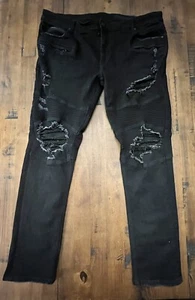 Pantalone jeans uomo Rockstar originale taglia 42X31 ultra slim nero - Foto 1 di 5