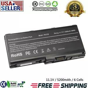 Laptop Battery For Toshiba Qosmio X500 X505 PA3729U-1BAS PA3729U-1BRS PABAS207 - Picture 1 of 5