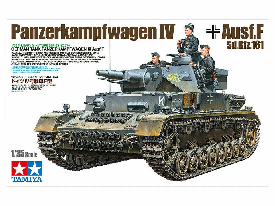 Tamiya 35374 - 1/35 WWII Td. Panzerkampfwagen/pzkpfw IV Ausf. per (sd.kfz 161)