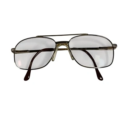 Stetson Eyeglasses Frames Only 57 16 178 Zyloware 057 Gold Mens Preowned - Image 1 of 4